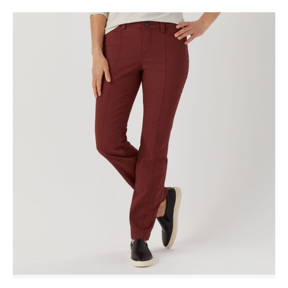 NWT Duluth Trading Co Women's Workday Warrior Chino Slim Leg Pants - Picture 9 of 15